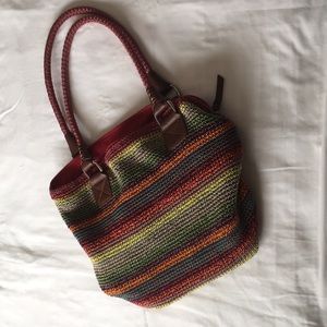 The Sak Crocheted Handbag - multi-colored EUC!